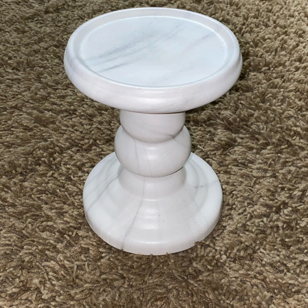 Bath & Body Works Marble Pedestal Candle Holder